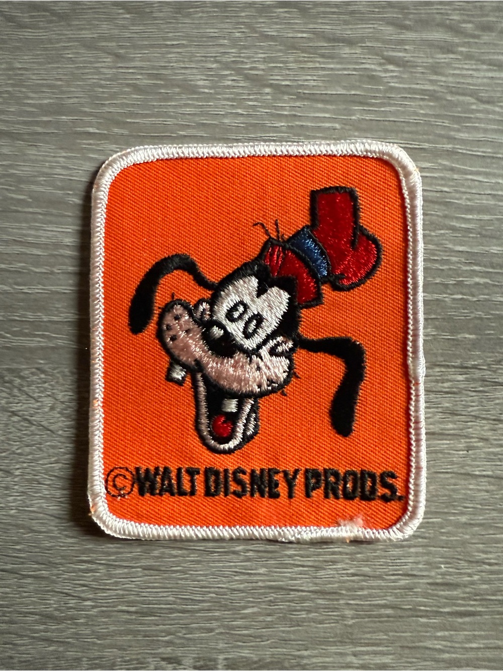 Vintage Walt Disney World Prods. Goofy Souvenir Patch